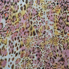 Fancy women dresses fabric polyester chiffon D&L printed fabric 