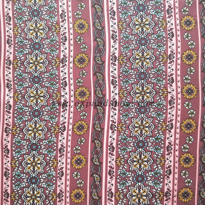 Fancy women dresses fabric polyester high quality soft moss crepe dobby georgette printed