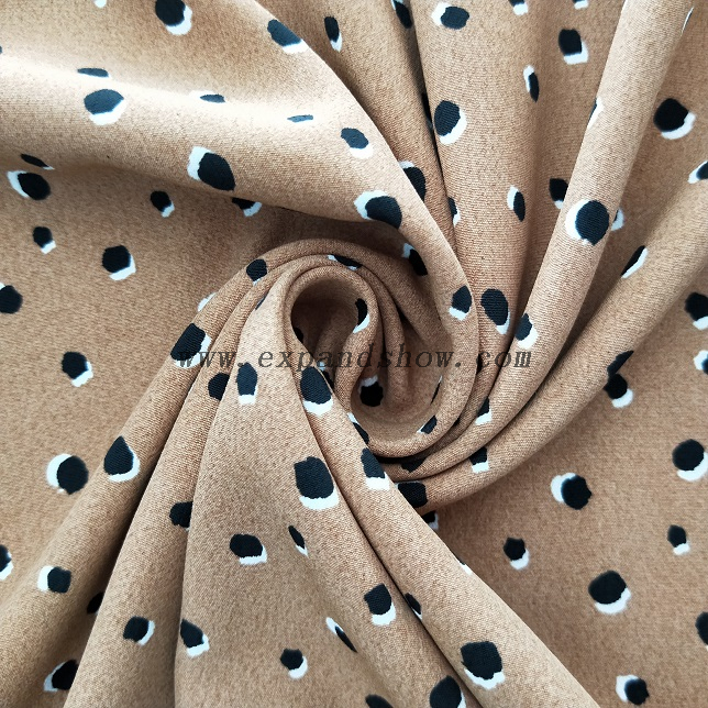 Fancy women dresses fabric polyester high quality koshibo printed 