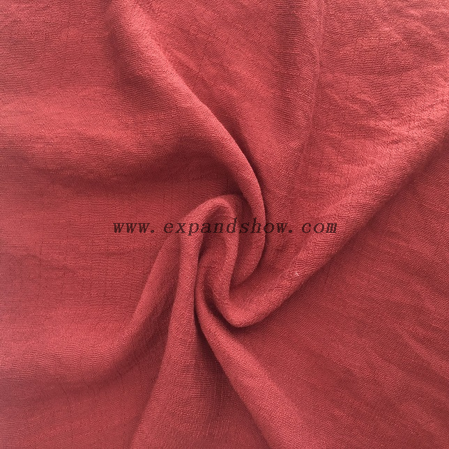 Fancy women dresses fabric tencel slub dyed fabric