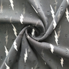 Fancy women dresses fabric polyester chiffon jacquard printed 
