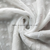 Fancy women dresses fabric polyester chiffon crinkle clip dot dyed 