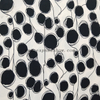 fancy women dresses fabric polyester polka printed 