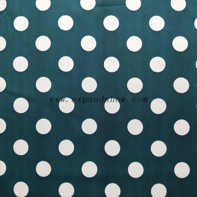 Fancy women dresses fabric polyester high quality satin spandex printed 