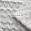 Fancy women dresses fabric polyester chiffon manual jacquard fabric 