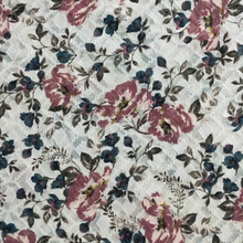 Fancy women dresses fabric polyester chiffon jacquard printed 