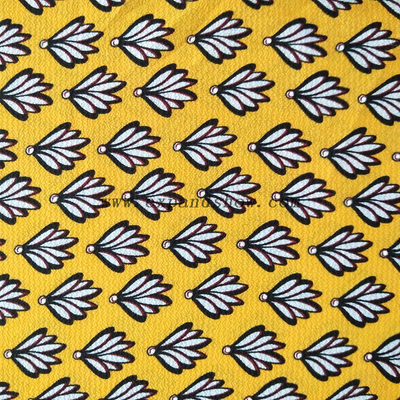 fancy women dresses fabric polyester high quality bubble chiffon printed 