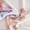 Recycle fancy women dresses fabric polyester high quality bubble chiffon printed 