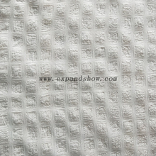fancy women dresses fabric polyester high quality bubble chiffon dyed 