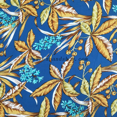 fancy women dresses fabric polyester SPH polka printed 