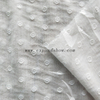 Fancy women dresses fabric polyester chiffon crinkle clip dot dyed 