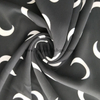 fancy women dresses fabric polyester polka printed 
