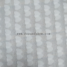 Fancy women dresses fabric polyester chiffon jacquard dyed 