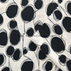 fancy women dresses fabric polyester polka printed 