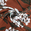 Fancy women dresses fabric polyester tissue faille spandex printed