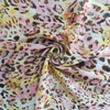 Fancy women dresses fabric polyester chiffon D&L printed fabric 