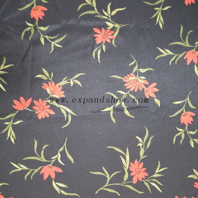 Fancy women dresses fabric polyester high quality satin spandex printed 