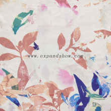 Recycle fancy women dresses fabric polyester high quality bubble chiffon printed 