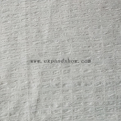 fancy women dresses fabric polyester high quality bubble chiffon dyed 