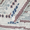 Fancy women dresses fabric alkali melt check printed fabric 