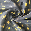 Fancy women dresses fabric polyester chiffon jacquard printed 