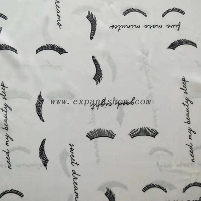 Fancy women dresses fabric polyester high quality peach satin chiffon fabric 