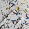 Fancy women dresses fabric polyester calvary twill fabric 