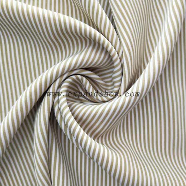 fancy women dresses fabric polyester polka printed 