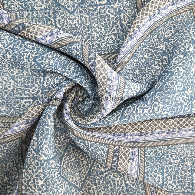 Fancy printed women dresses fabric polyester 75D chiffon fabric 
