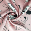 Fancy women dresses fabric polyester satin crepe printed 