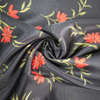 Fancy women dresses fabric polyester high quality satin spandex printed 