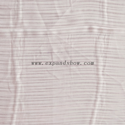 Fancy women dresses fabric polyester chiffon stripe dyed