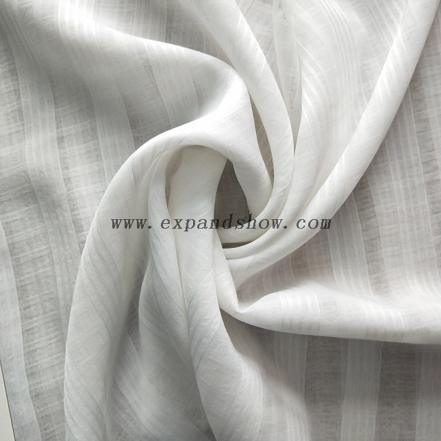Fancy women dresses fabric polyester high quality check satin stripe dyed 