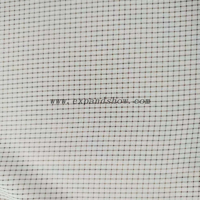 Fancy women dresses fabric alkali melt check dyed fabric 