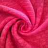 Fancy women dresses fabric polyester ITY double layer chiffon printed 