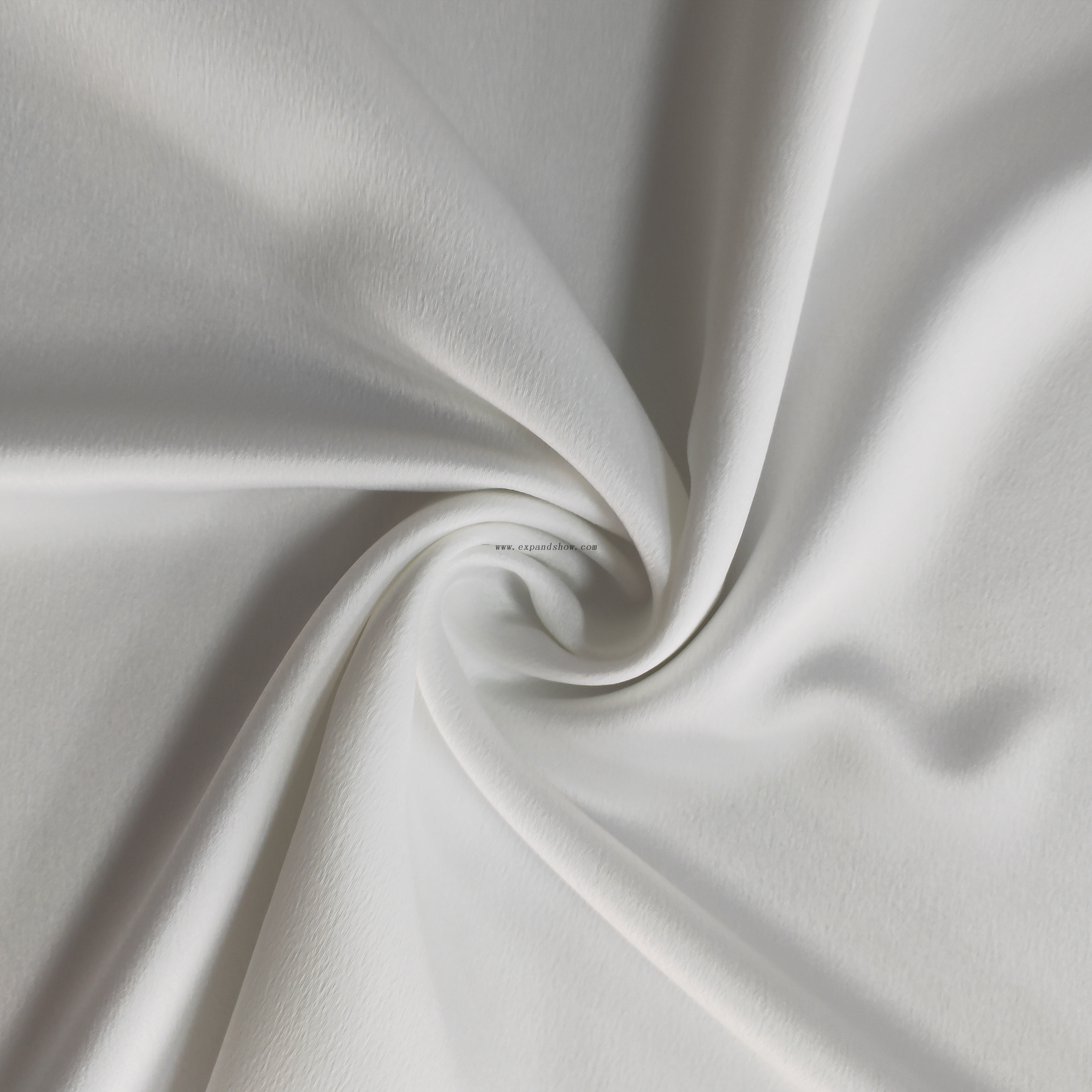 Fancy women dresses fabric polyester satin crepe dyed