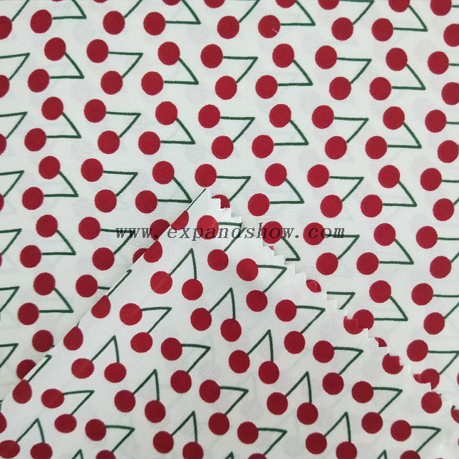 fancy women dresses fabric polyester SPH rhombus printed 