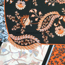 Fancy women dresses fabric polyester high quality soft moss crepe dobby georgette printed 